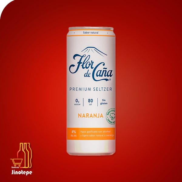 Premium Seltzer Naranja 355ml